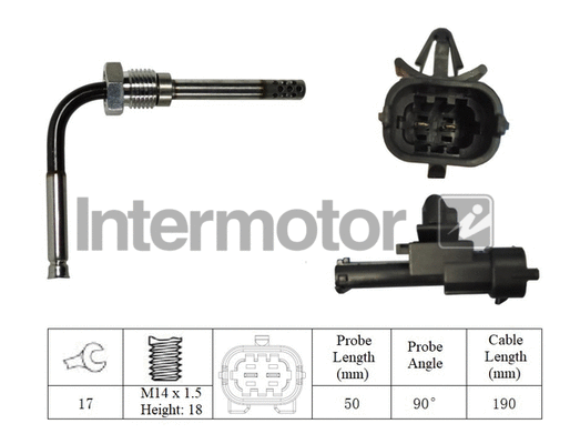 Sensor, exhaust gas temperature (27208)