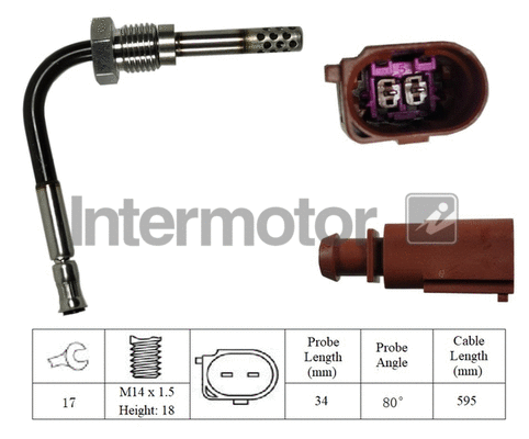 Sensor, exhaust gas temperature (27067)