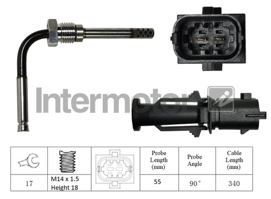 Sensor, exhaust gas temperature (27185)