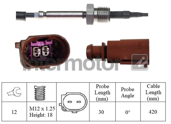 Sensor, exhaust gas temperature (27438)
