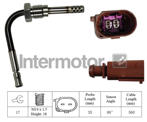 Sensor, exhaust gas temperature (27247)