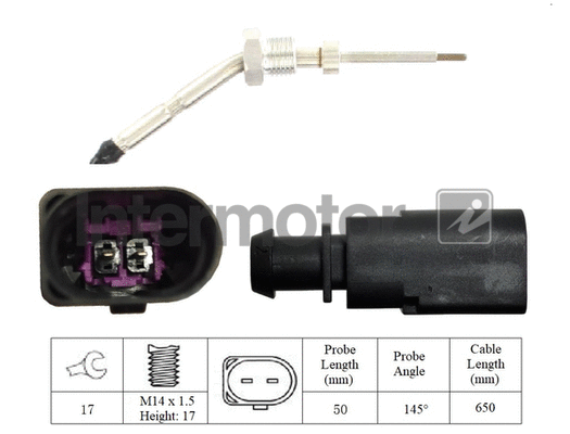 Sensor, exhaust gas temperature (27325)