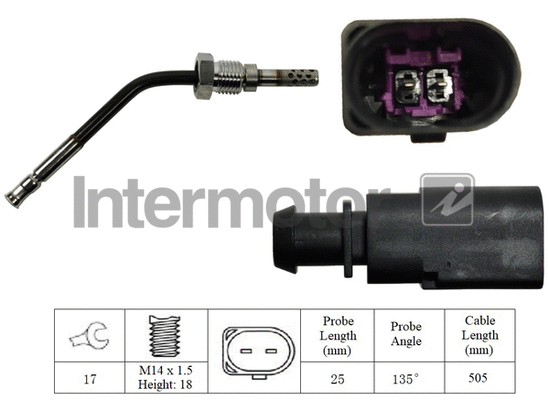 Sensor, exhaust gas temperature (27060)