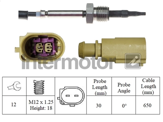Sensor, exhaust gas temperature (27439)