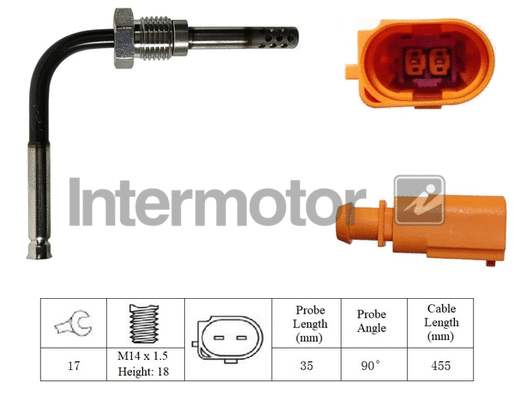 Sensor, exhaust gas temperature (27279)