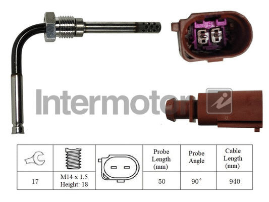 Sensor, exhaust gas temperature (27260)