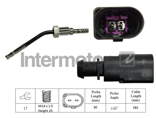 Sensor, exhaust gas temperature (27193)
