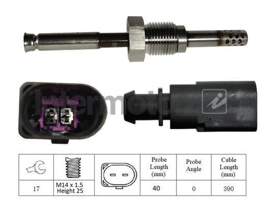 Sensor, exhaust gas temperature (27318)