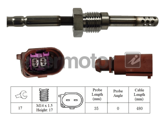 Sensor, exhaust gas temperature (27361)