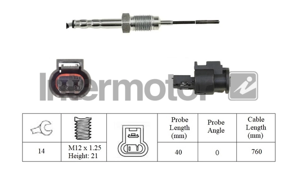 Sensor, exhaust gas temperature (27413)