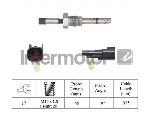 Sensor, exhaust gas temperature (27397)