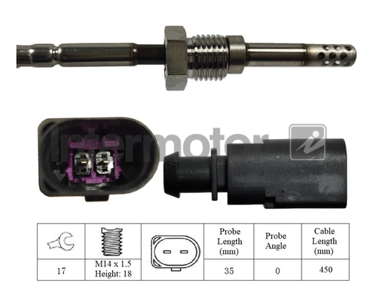 Sensor, exhaust gas temperature (27256)