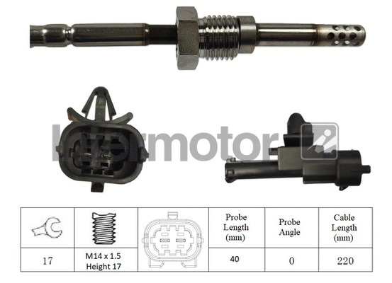 Sensor, exhaust gas temperature (27166)