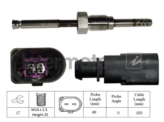 Sensor, exhaust gas temperature (27143)