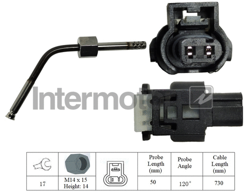 Sensor, exhaust gas temperature (27367)