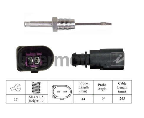 Sensor, exhaust gas temperature (27450)