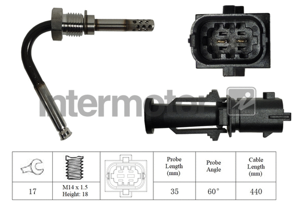 Sensor, exhaust gas temperature (27310)