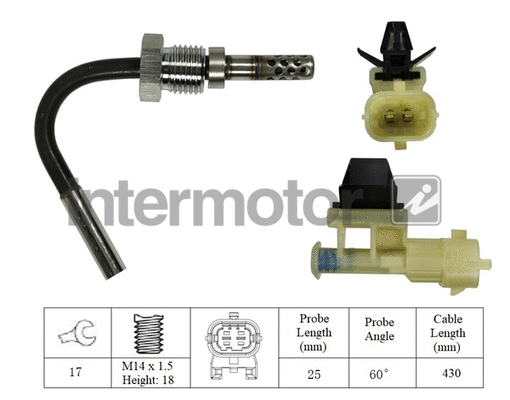 Sensor, exhaust gas temperature (27163)