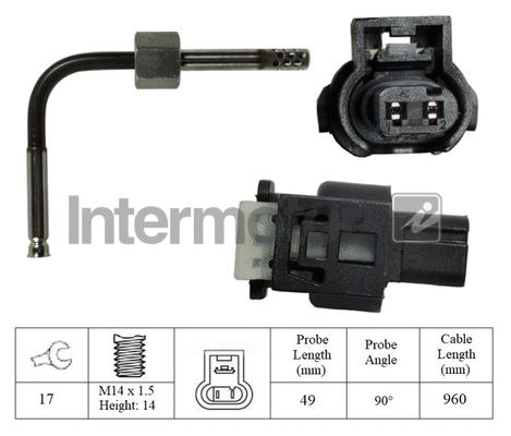 Sensor, exhaust gas temperature (27224)