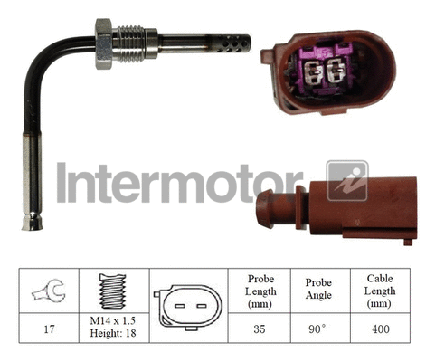 Sensor, exhaust gas temperature (27068)