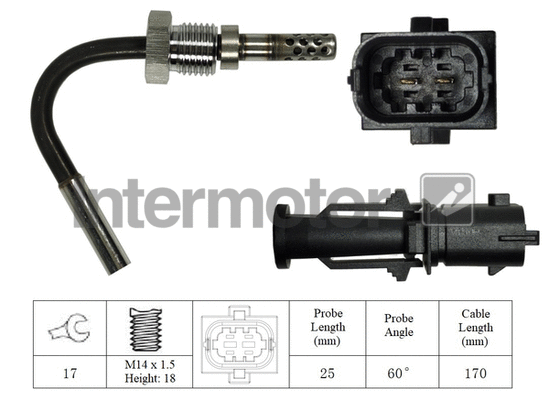 Sensor, exhaust gas temperature (27107)