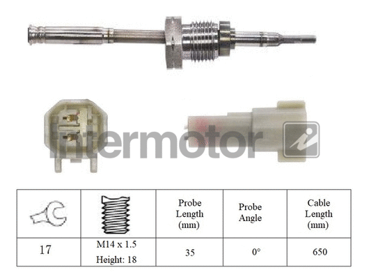Sensor, exhaust gas temperature (27305)