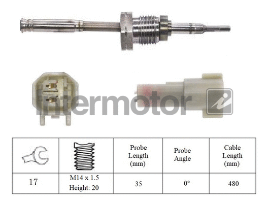 Sensor, exhaust gas temperature (27338)
