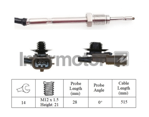 Sensor, exhaust gas temperature (27351)