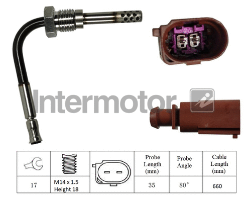 Sensor, exhaust gas temperature (27076)