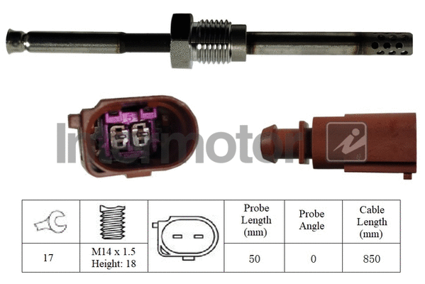 Sensor, exhaust gas temperature (27276)