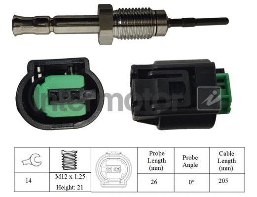 Sensor, exhaust gas temperature (27010)