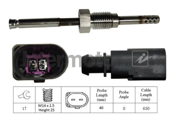Sensor, exhaust gas temperature (27189)