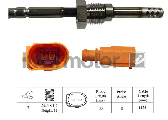 Sensor, exhaust gas temperature (27001)