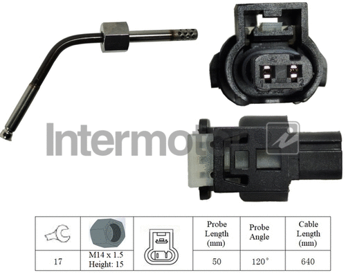 Sensor, exhaust gas temperature (27177)