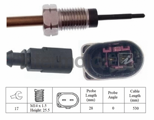 Sensor, exhaust gas temperature (27005)