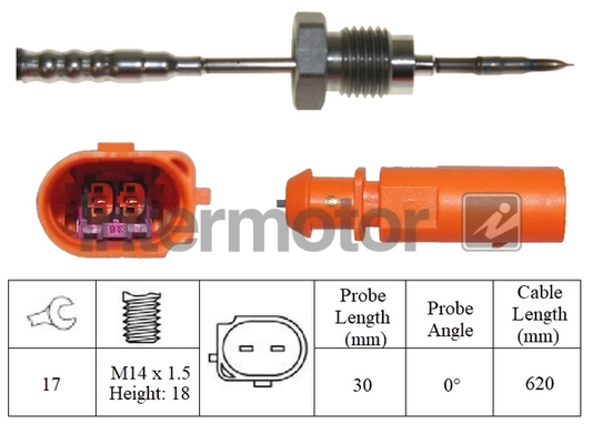 Sensor, exhaust gas temperature (27445)