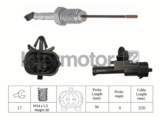 Sensor, exhaust gas temperature (27220)