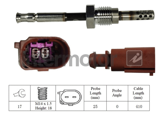 Sensor, exhaust gas temperature (27249)