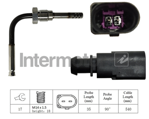 Sensor, exhaust gas temperature (27081)