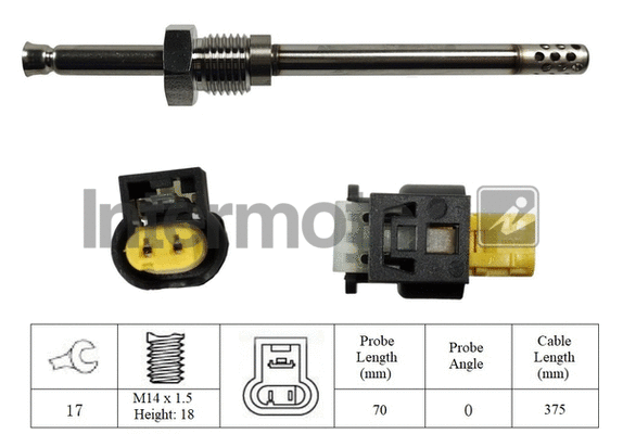 Sensor, exhaust gas temperature (27174)