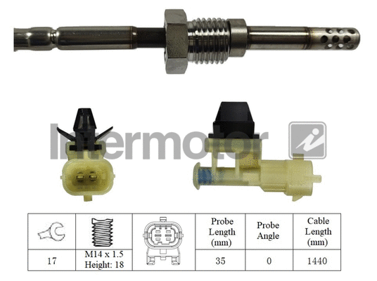 Sensor, exhaust gas temperature (27113)