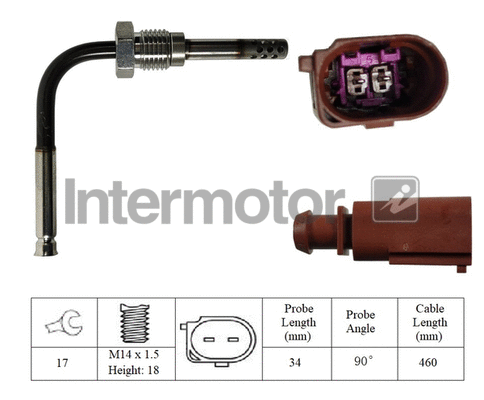 Sensor, exhaust gas temperature (27228)