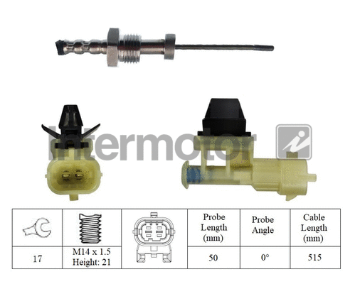 Sensor, exhaust gas temperature (27221)