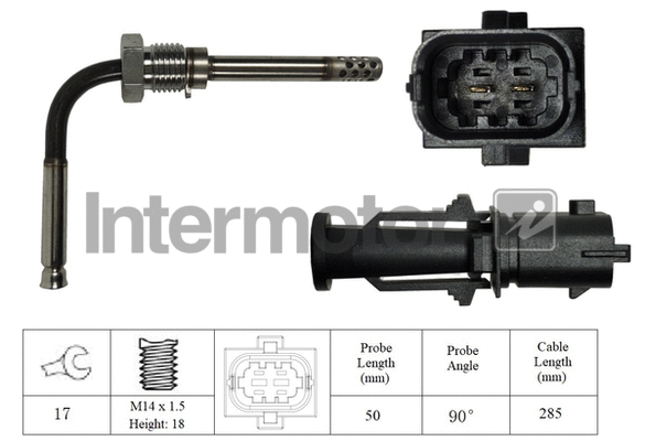 Sensor, exhaust gas temperature (27142)
