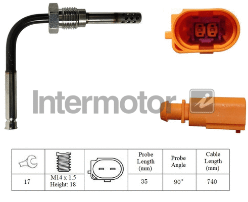 Sensor, exhaust gas temperature (27232)