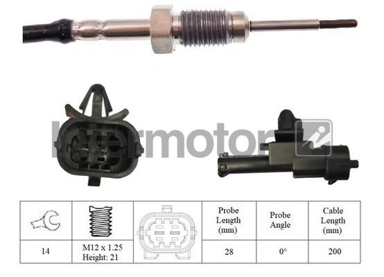 Sensor, exhaust gas temperature (27203)