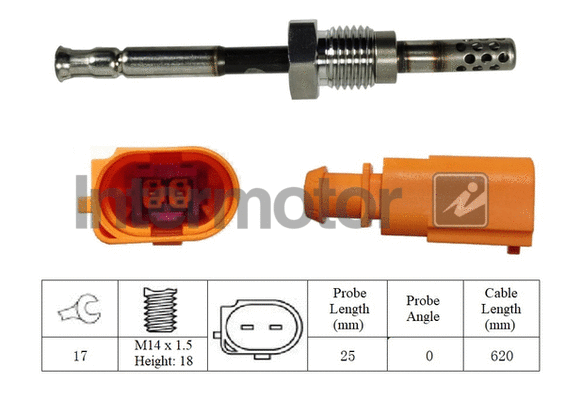 Sensor, exhaust gas temperature (27253)