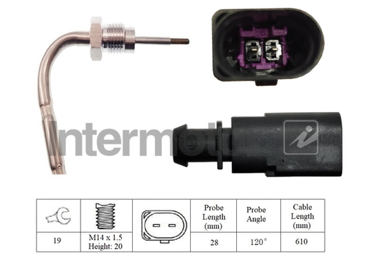 Sensor, exhaust gas temperature (27277)