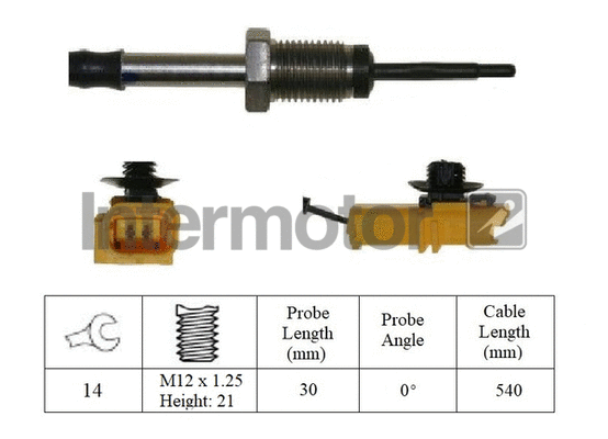 Sensor, exhaust gas temperature (27049)