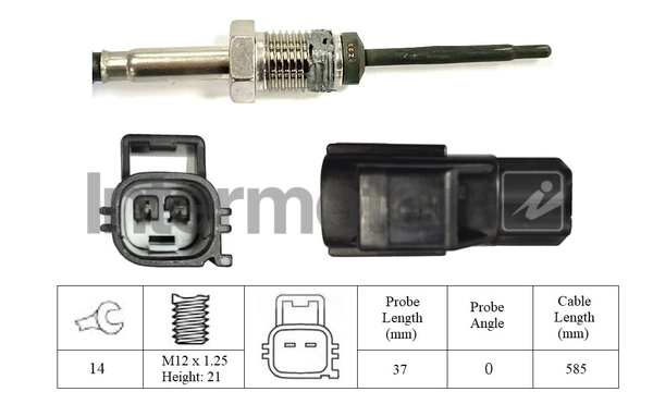 Sensor, exhaust gas temperature (27356)